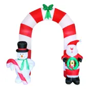 Uppblåsbar Julbåge med LED