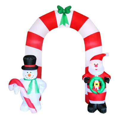 Uppblåsbar Julbåge med LED