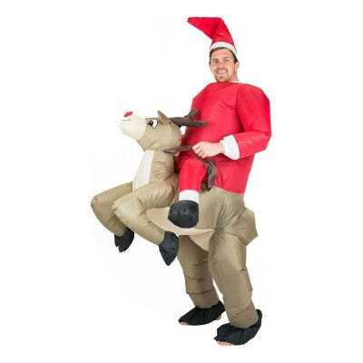 Uppblåsbar Ren Maskeraddräkt - One size