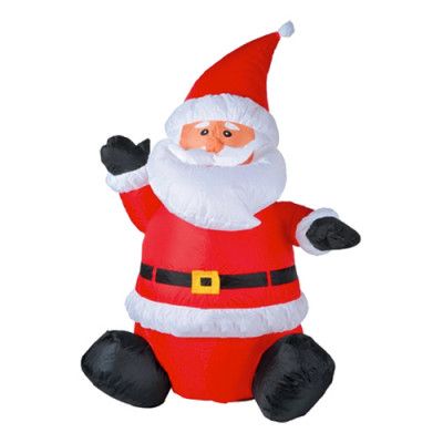 Uppblåsbar Sittande Tomte - 120 cm