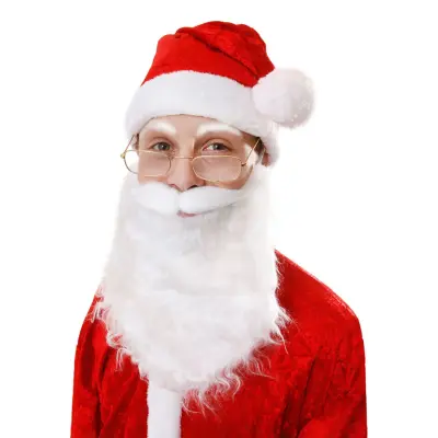 Vitt Tomteskägg Budget - One size