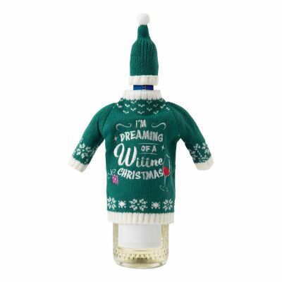 Wine Christmas Flasktröja - One size