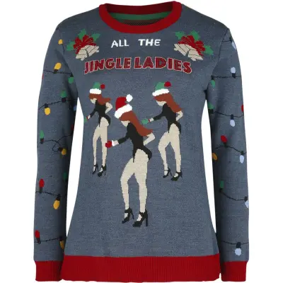 Ugly Christmas Sweater - Fun Christmas jumper - All The Jingle Ladies - S 5XL - för Dam - flerfärgad
