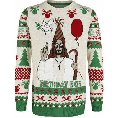 Ugly Christmas Sweater - Fun Christmas jumper - Birthday Boy - S 5XL - för Herr - flerfärgad