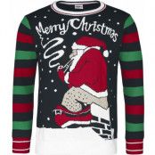 Ugly Christmas Sweater - Fun Christmas jumper - Merry Christmas... - XL 4XL - för Herr - flerfärgad