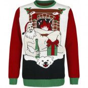 Ugly Christmas Sweater - Fun Christmas jumper - Sexy Santa - S 5XL - för Herr - flerfärgad