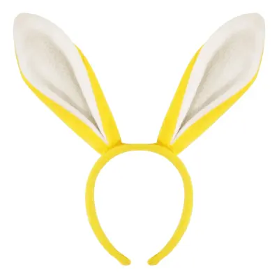 Diadem Kaninöron Gula - One size