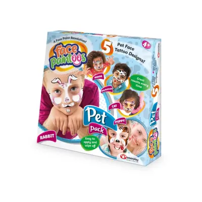 Face Paintoos AnsiktstatueringarPet Pack Kanin