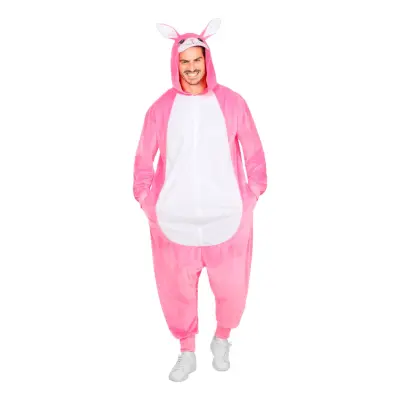 Kanin Rosa Onesie Maskeraddräkt - XX-Large