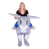 Uppblåsbar Kanin Maskeraddräkt - One size