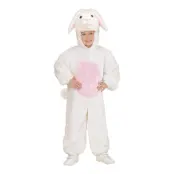 Vit Kanin Barn Maskeraddräkt - Medium