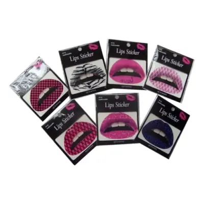 Läpptatueringar - Kiss Rosa