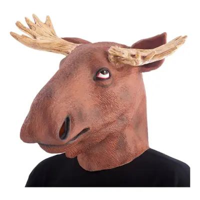 Älg Latexmask - One size