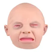 Bebis Latexmask - Gråtande