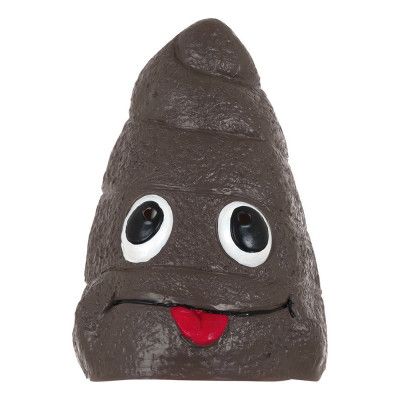 Emoji Poo Latexmask - One size