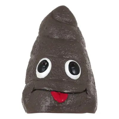 Emoji Poo Latexmask - One size