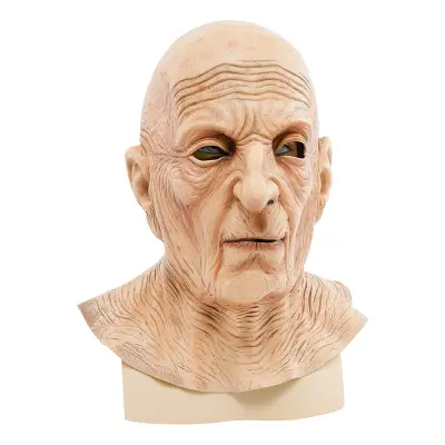 Gammal Gubbe Latexmask - One size