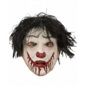 Mordisk Cannibal Latex Mask med svart hår