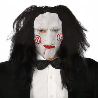 Puppet Latexmask med Hår - One size