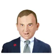 Stefan Löfven Latexmask - One size