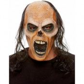Zombie Latexmask med Brunt Hår