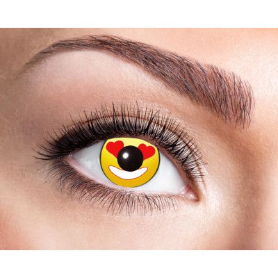 Färgade linser Heart Emoji