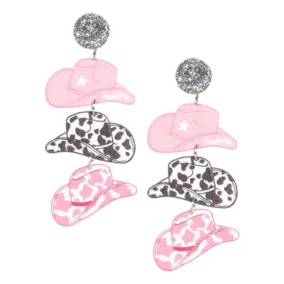 Örhängen med Cowboyhattar