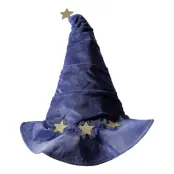 Blå Trollkarlshatt med Stjärnor Barn