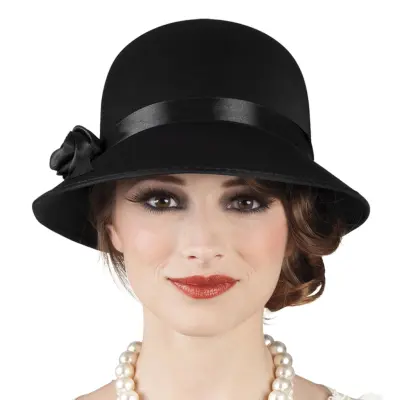 Charleston Svart Damhatt - One size