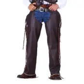 Cowboy Chaps Herr Brun Deluxe - Small