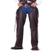 Cowboy Chaps Herr Brun Deluxe - X-Large
