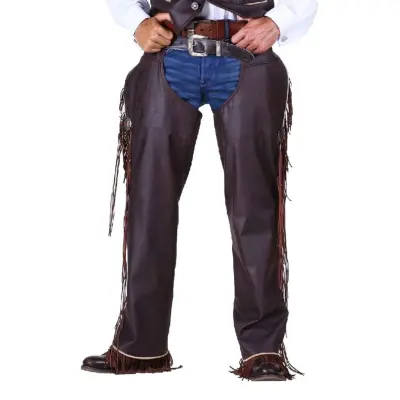 Cowboy Chaps Herr Brun Deluxe - X-Large