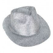 Cowboyhatt Glitter Silver - One size
