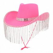 Cowboyhatt, showgirl rosa