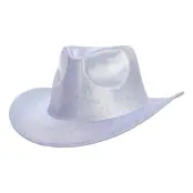Cowboyhatt Skimrande Lila - One size