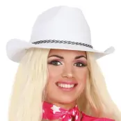 Dallas Vit Cowboyhatt - One size