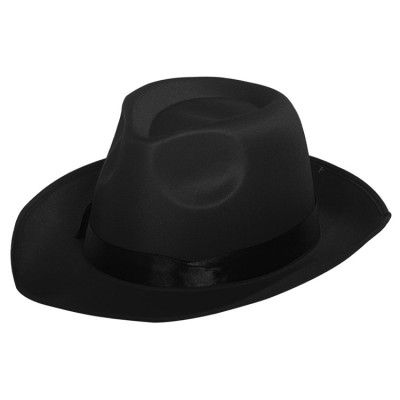 Gangsterhatt Svart 59cm