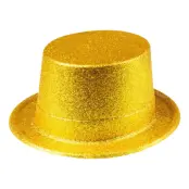 Glitterhatt Guld - One size