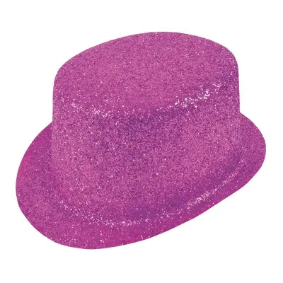 Glittrande Höghatt Cerise - One size