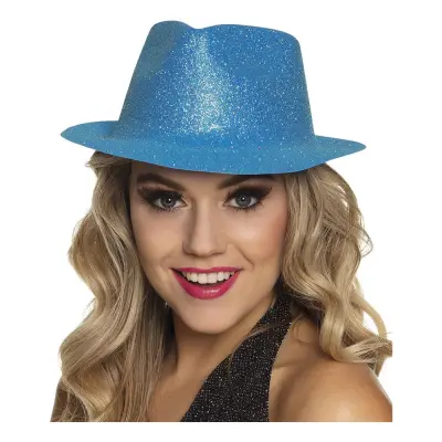 Gnistrande Turkos Hatt - One size