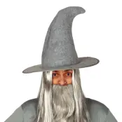 Grå Trollkarlshatt - One size