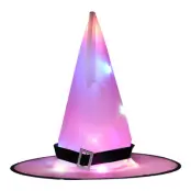 Häxhatt med LED-belysning - Rosa