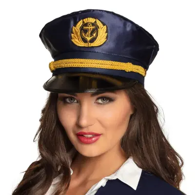 Kaptenshatt Blå - One size