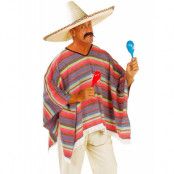 Mexikansk Kostym Poncho