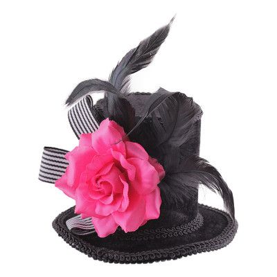 Minihatt med Ros - One size