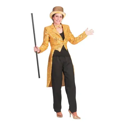 Paljettfrack Dam Guld - Small