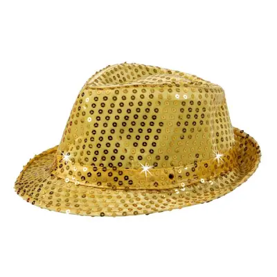 Paljetthatt Guld - One size