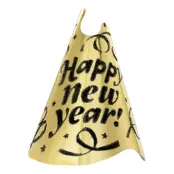 Partyhatt Guld Happy New Year - One size