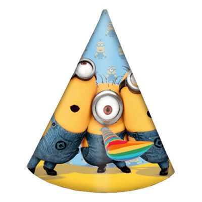 Partyhattar Minions - 6-pack