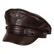 Pilotkeps Vintage Brun - One size